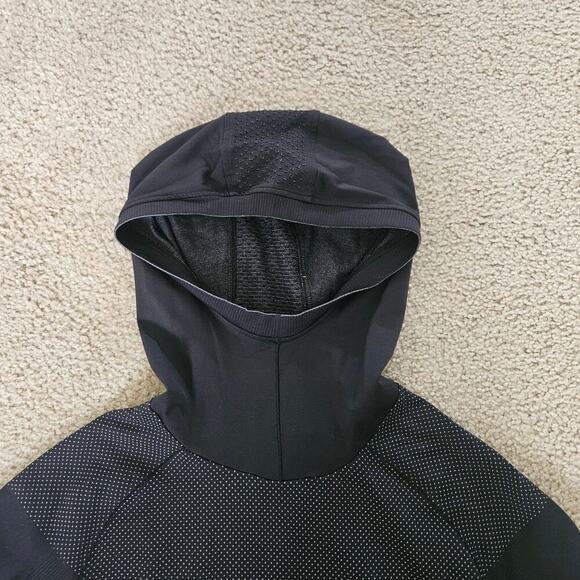 Nike Womens Luxe Seamless Funnel Running Hooded Top Small - Picture 6 of 9